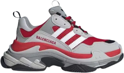 Adidas Triple S Balenciaga Grey Red