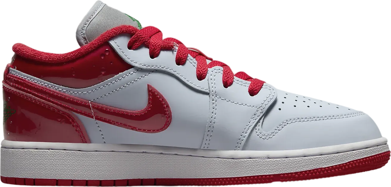 Air Jordan 1 Low Se White University Red Grey