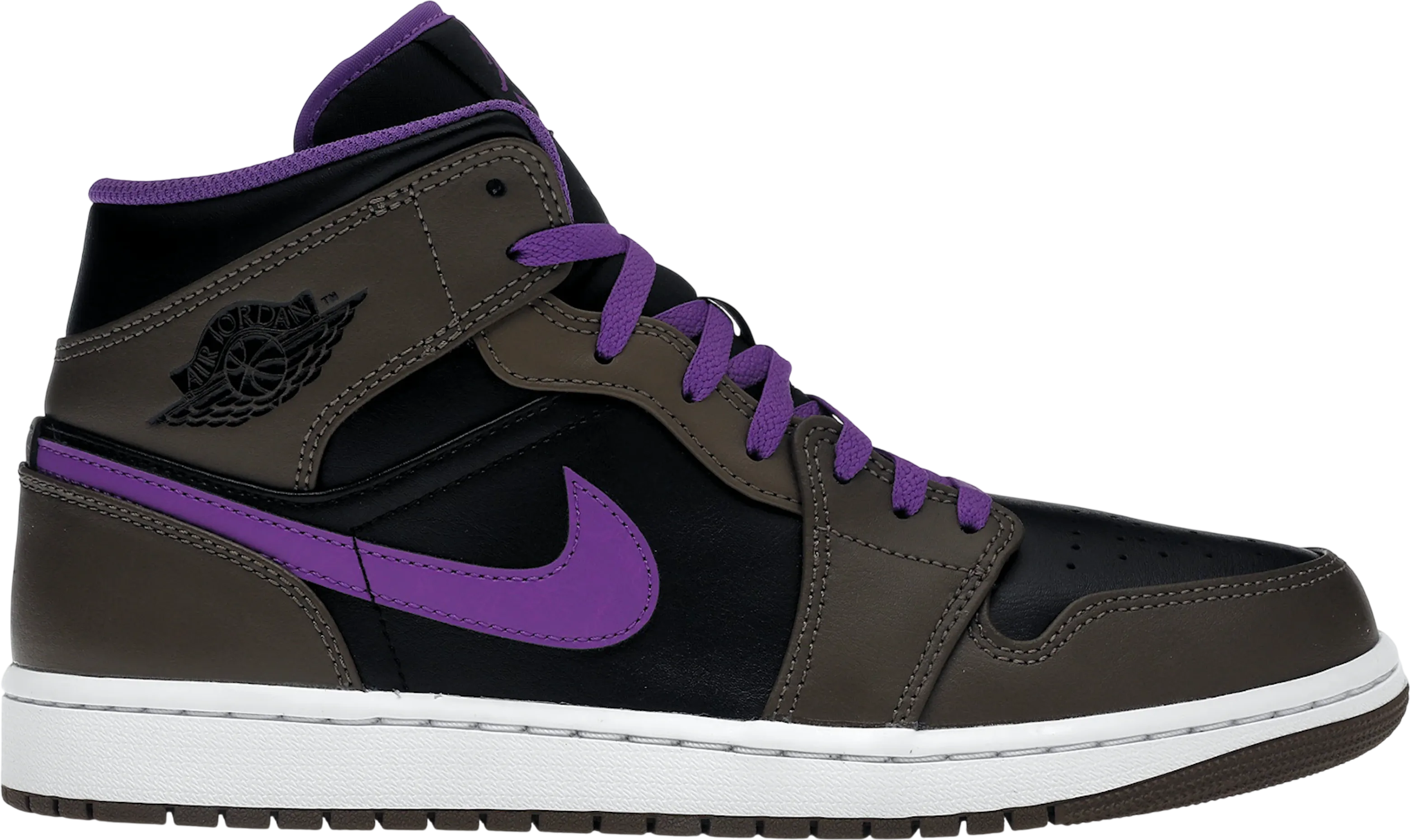 Air Jordan 1 Mid Purple Mocha