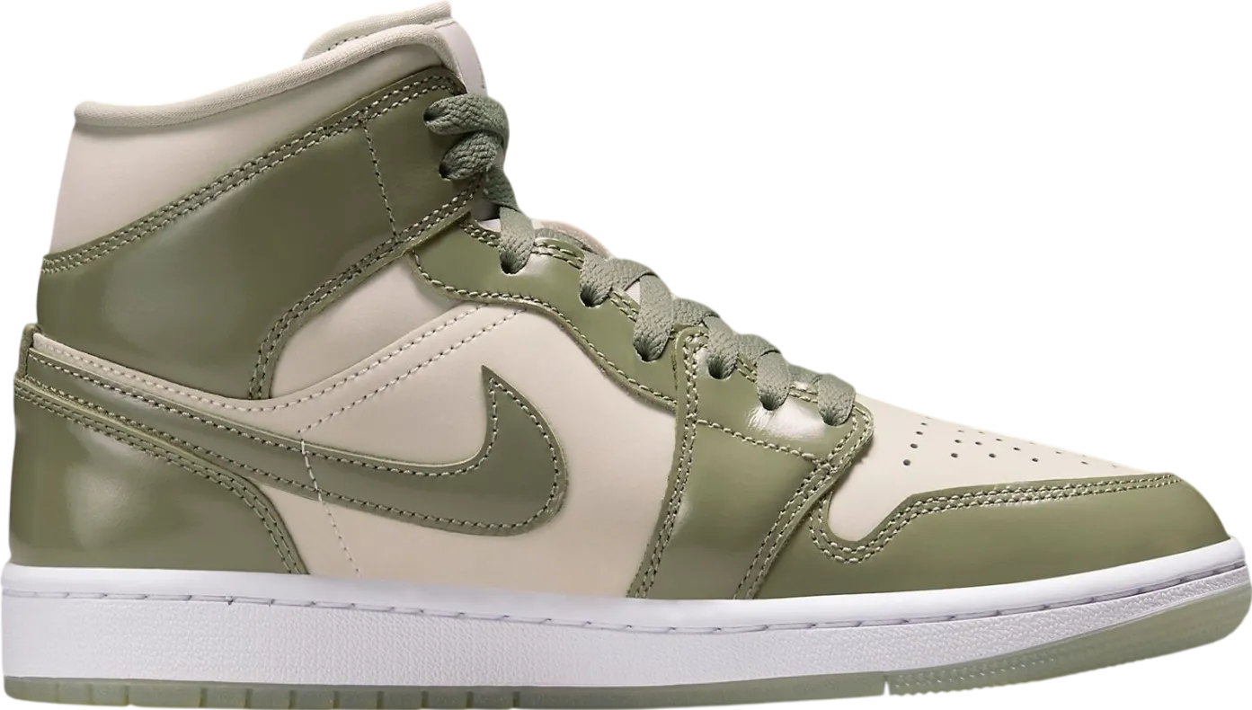 Air Jordan 1 Mid Sea Glass Oil Green