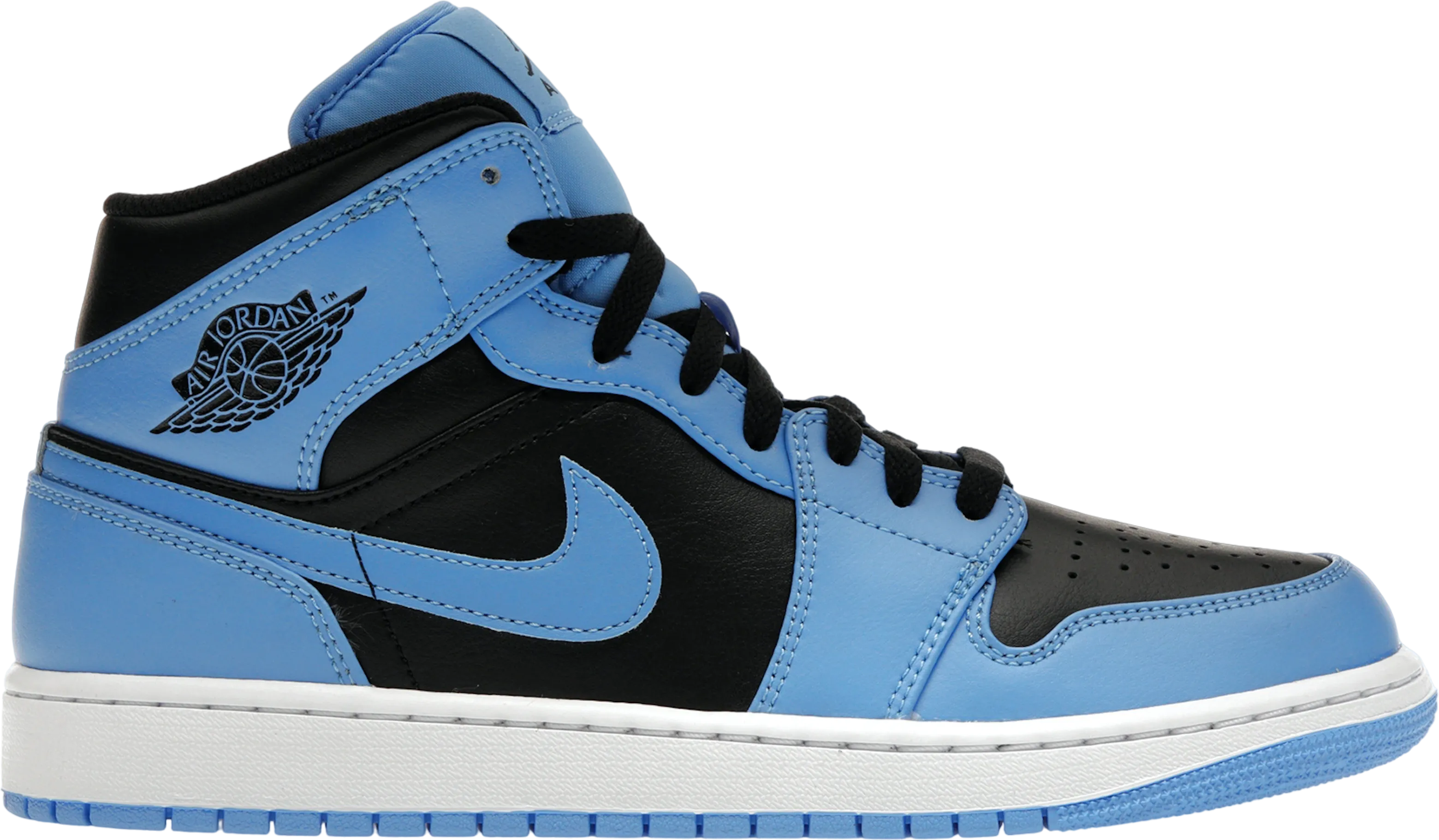Jordan 1 Mid University Blue Black