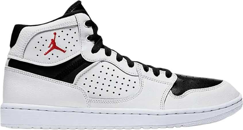 Jordan Access White Black University Red