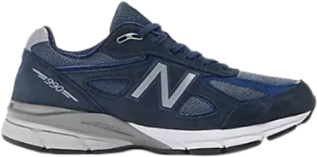 New Balance Made In Usa 990V4 Navy Silver