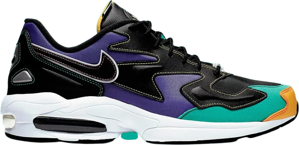 Nike Air Max2 Light Black Contrast Stitching