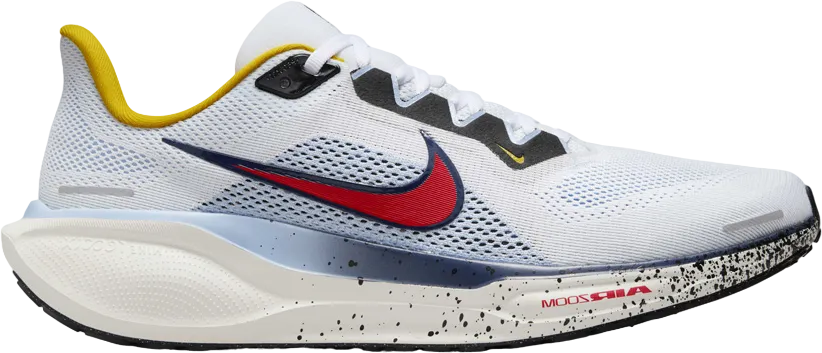 Nike Air Zoom Pegasus 41 White Psychic Blue Red