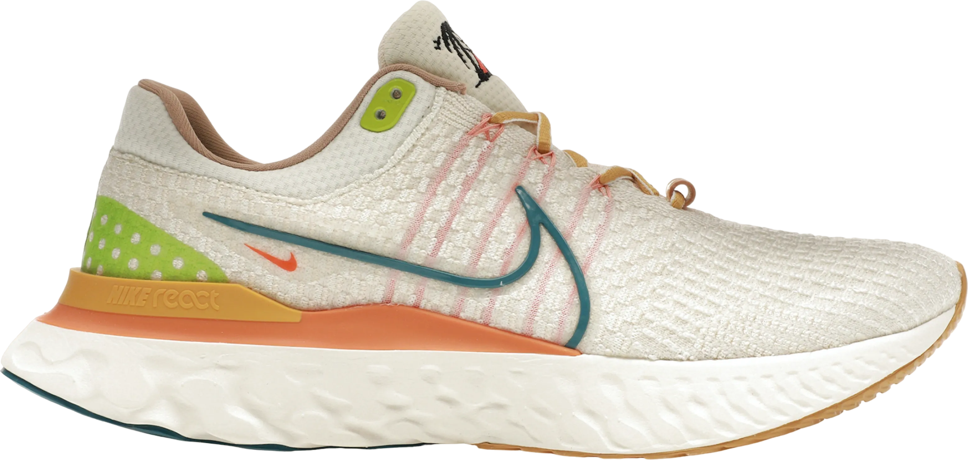 Nike React Infinity Run 3 Flyknit Sun Club Sail Hot Curry